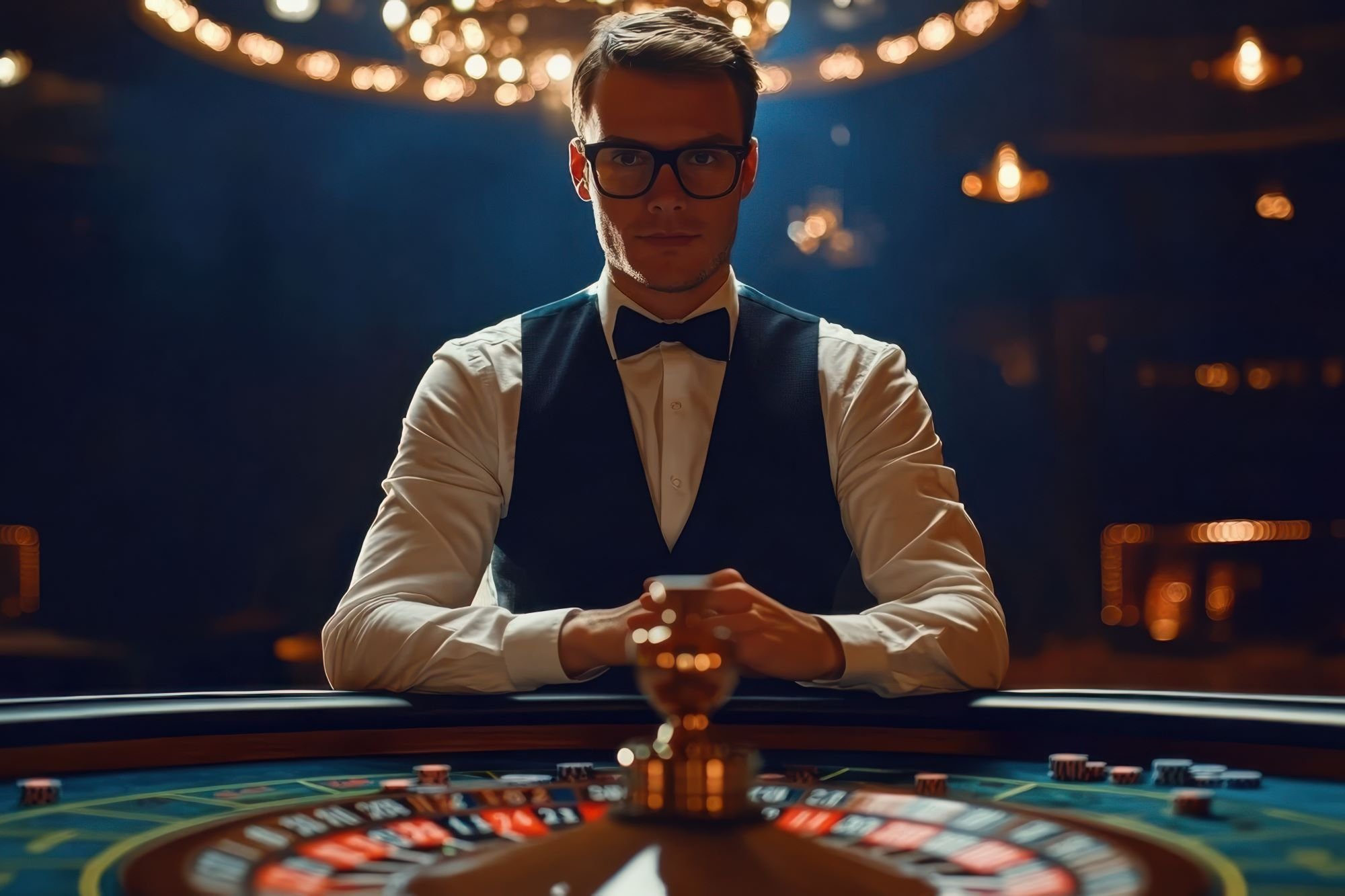 Speed Roulette live table with dealer and wheel